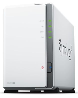 DiskStation DS223j クアッドコアCPU搭載多機能パーソナルクラウド 2ベイNASキット 初心者ガイド付