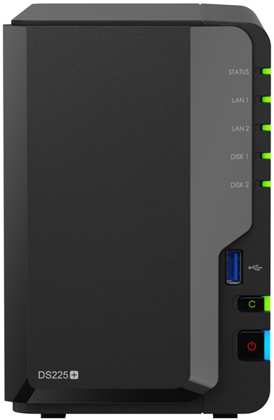 Intel 4コアCeleron J4125搭載2ベイNAS DiskStation DS225+