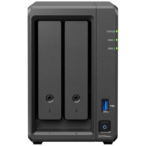 非ECCメモリ 2ベイPlusシリーズモデル オールインワンNASキット DiskStation DS725neo+