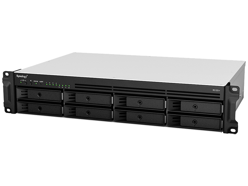 高性能2U8ベイNASサーバー RackStation RS1221+ HDD非搭載モデル