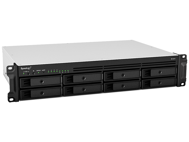 高性能2U8ベイNASサーバー RackStation RS1221+ HDD非搭載モデル
