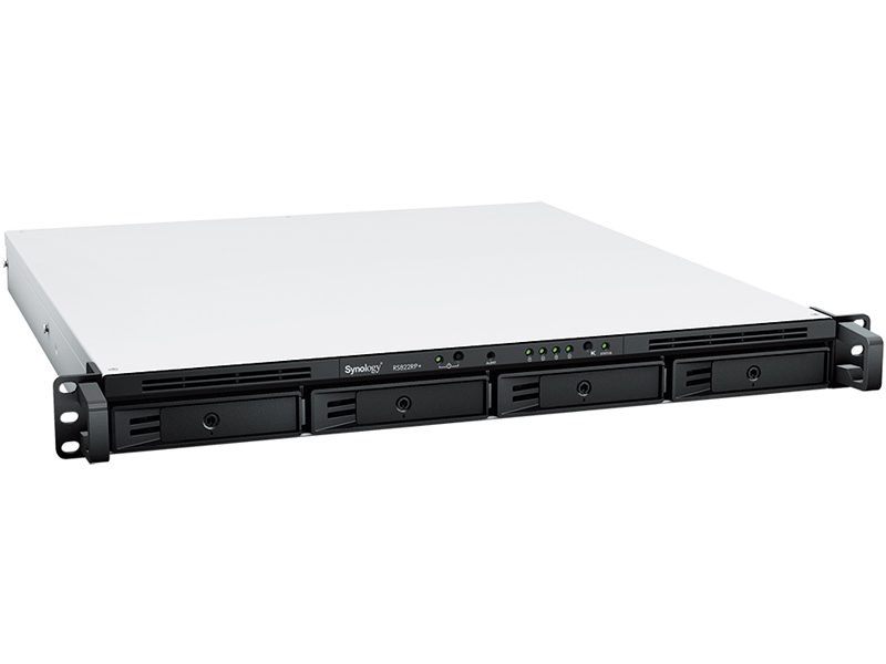 AMD Ryzen V1500B搭載4ベイNAS RackStation RS822RP+