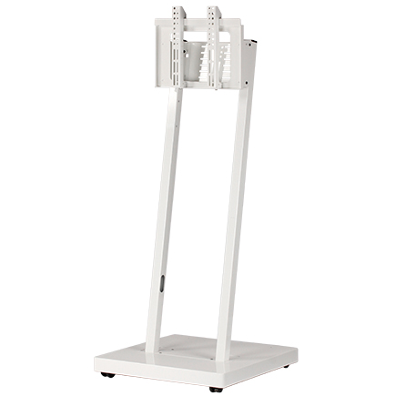 デジタルサイネージスタンド（ノックダウン仕様） 耐荷重15kg 白 ミニマムタイプ