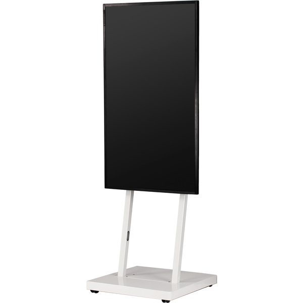 デジタルサイネージスタンド 耐荷重30kg 白 ミニマムタイプ