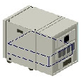 まもる君Light48 W450×H550用奥行拡張ユニット(+D250用)