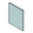 まもる君Light48 W550×H450用前扉 ブランクタイプ
