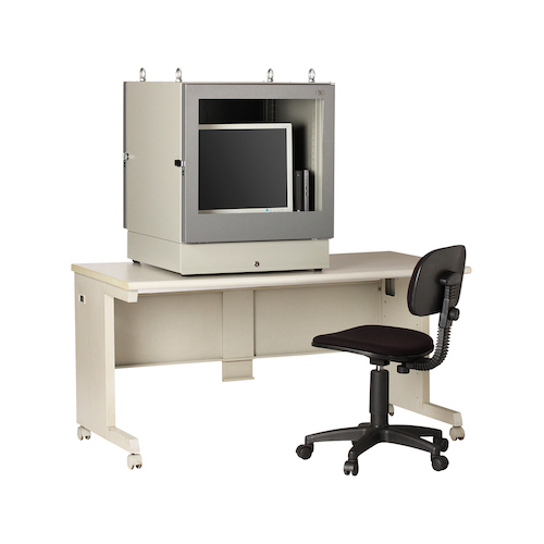 正面斜め機器搭載扉開放画像