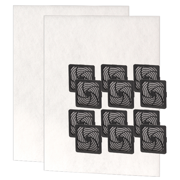 まもる君Jumbo用保守部品 ファン用フィルター（吸気2枚、排気12枚）