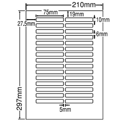 シートカットラベル A4版 30面付(1ケース500シート)