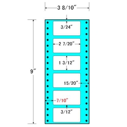 タックフォームラベル 3 8/10インチ×9インチ 6面付(1ケース1500折)