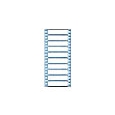 タックフォームラベル 4 5/10インチ×10インチ 10面付(1ケース1000折)