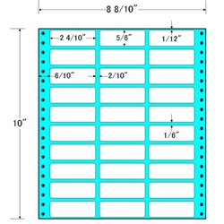 タックフォームラベル 8 8/10インチ×10インチ 30面付(1ケース500折)