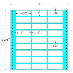 タックフォームラベル 10インチ×10 3/6インチ 27面付(1ケース500折)
