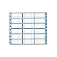 タックフォームラベル 13インチ×11インチ 18面付(1ケース500折)