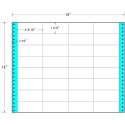 タックフォームラベル 15インチ×12インチ 32面付(1ケース500折)