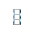 タックフォームラベル 4 5/10インチ×9インチ 3面付(1ケース1000折)