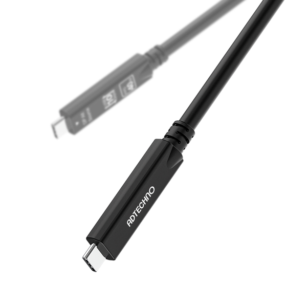 DP Alt & 10G対応 光ファイバUSB-CCケーブル 10m
