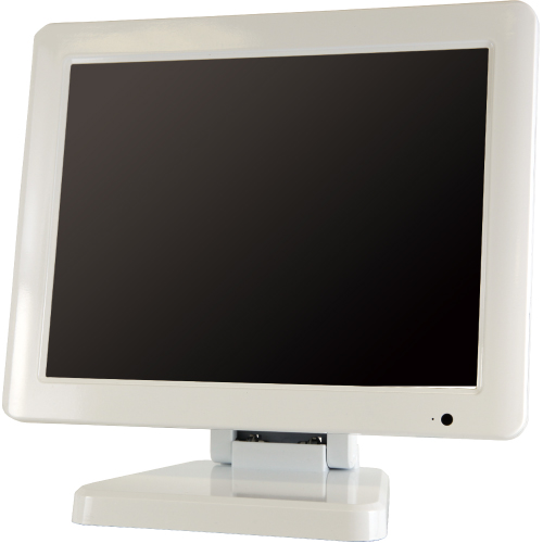 HDCP対応9.7型業務用タッチパネル液晶ディスプレイ ホワイト
