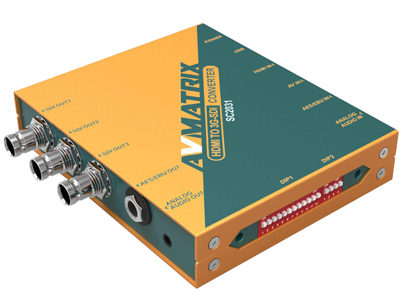 HDMI/ビデオ to 3G-SDI スケーリングコンバーター