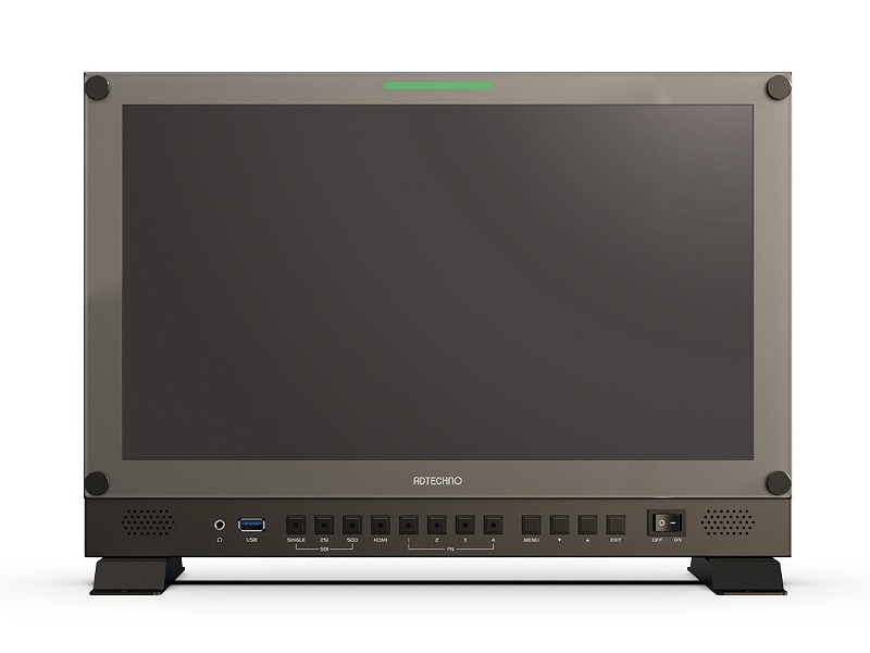 12G-SDI対応4K UHDプレビューディスプレイ 15.6型/3840×2160/12G-SDI、3G-SDI、HDMI/ブラック/スピーカー：あり