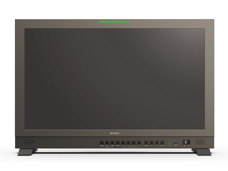 12G-SDI対応4K UHDプレビューディスプレイ 23.8型/3840×2160/12G-SDI、3G-SDI、HDMI/ブラック/スピーカー：あり
