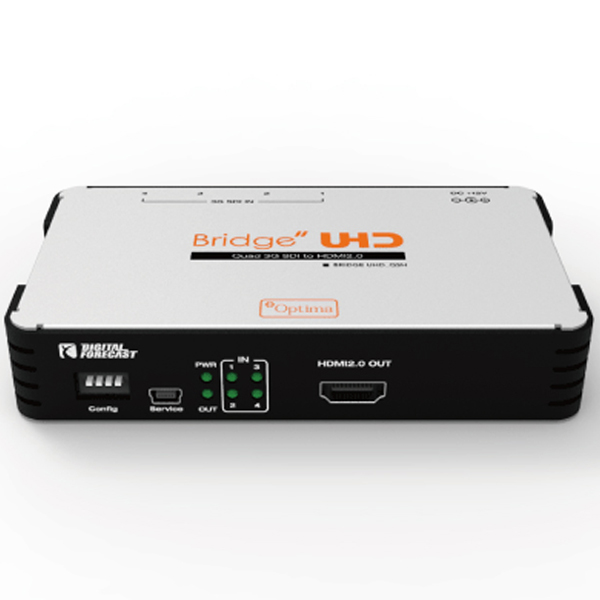 4K UHD対応 クワッド3G-SDI→HDMI 2.0コンバーター
