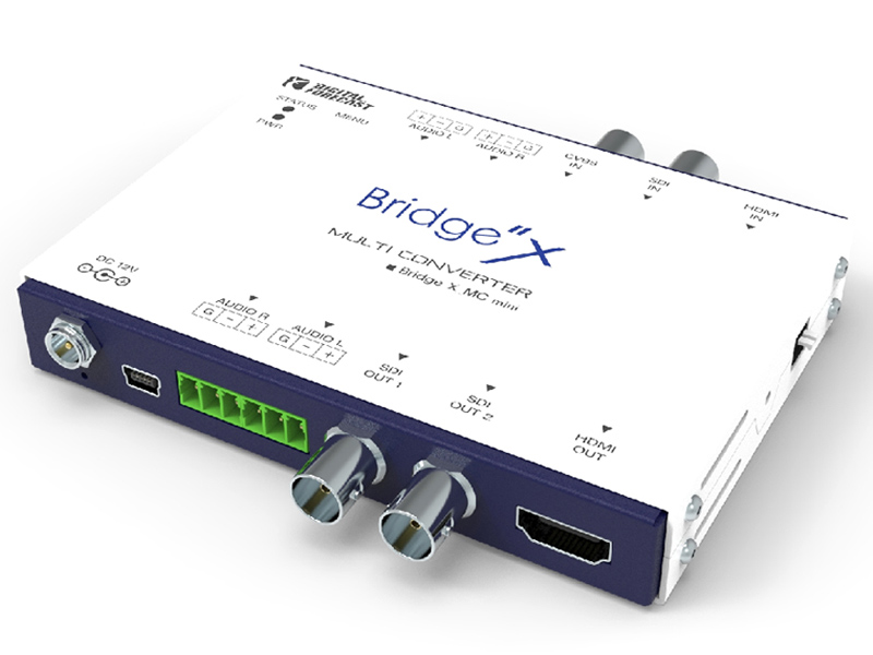 ズーム機能搭載アップ/ダウン/クロス対応マルチコンバータ