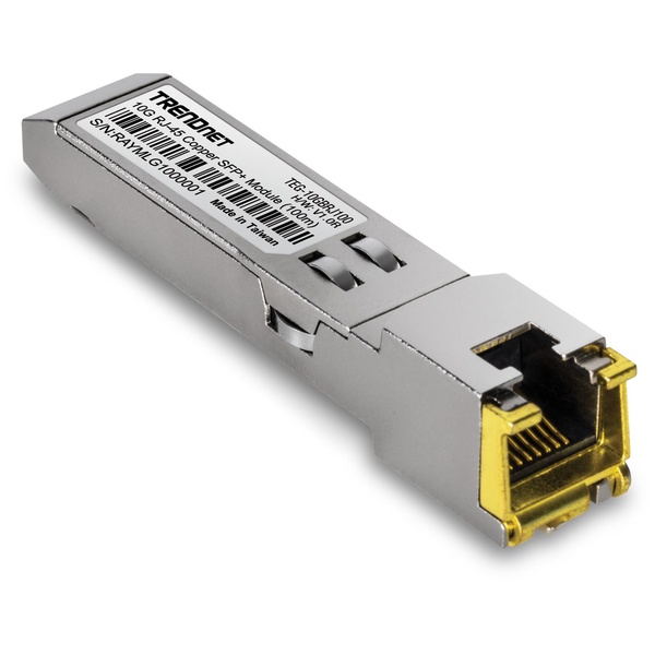 10G RJ-45銅製SFP+モジュール(100m)