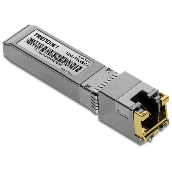 10G RJ-45銅製SFP+モジュール