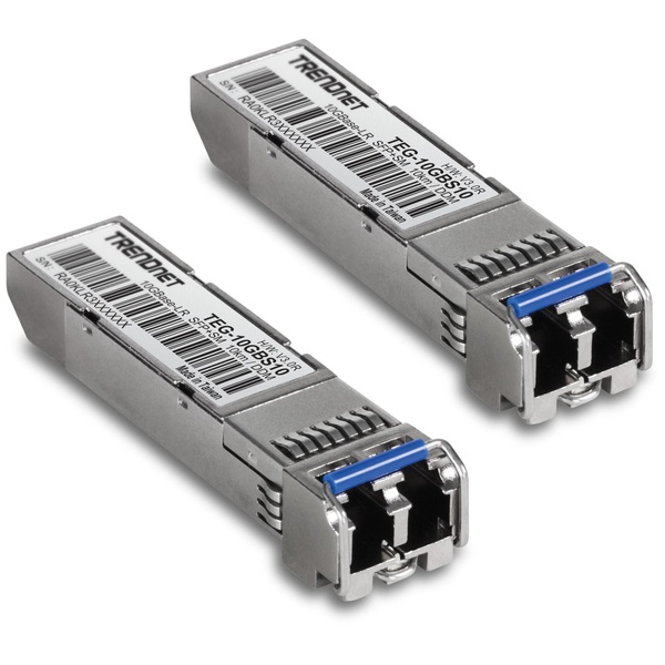 2個パック 10G SFP+シングルモードLCモジュール(10km)