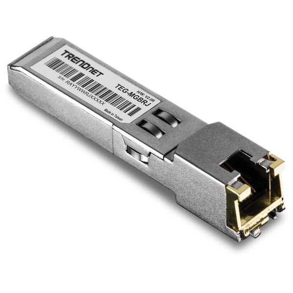 1000BASE-T RJ-45銅製SFPモジュール