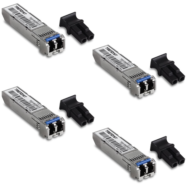 4個パック SFPシングルモードLCモジュール(10km)