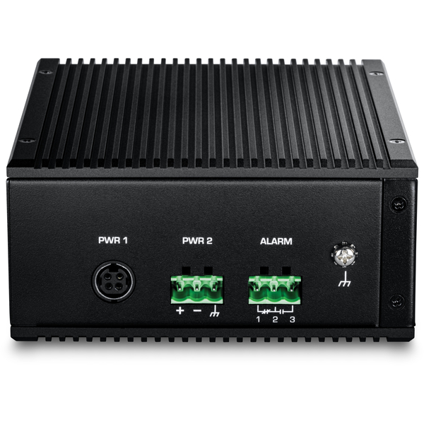6ポート産業用  2.5G PoE++ DINレールスイッチ 10Gポート付
