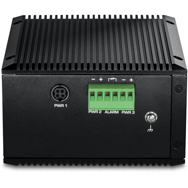 9ポート産業用 2.5G DINレールPoE++スイッチ 10G SFP+ポート付 (24～57V)
