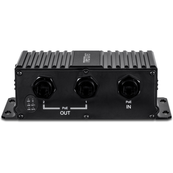 産業用 屋外対応 2ポート ギガビット UPoEエクステンダー