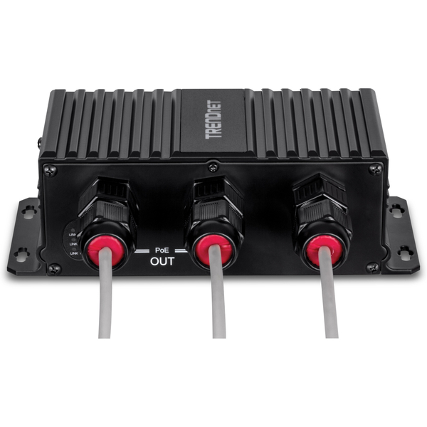 産業用 屋外対応 2ポート ギガビット UPoEエクステンダー