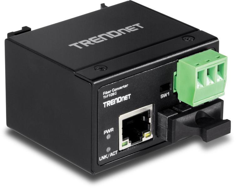 産業用 100Base-FX マルチモードSCファイバー コンバーター (2km)