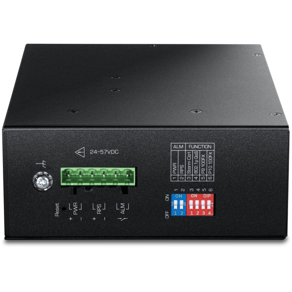 産業用 10ポート ギガビット L2 マネージドPoE+ DINレールスイッチ 24～57V