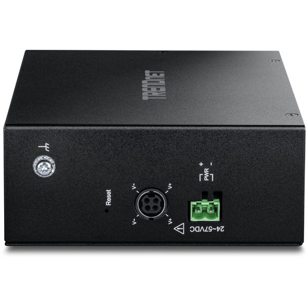 産業用 7ポート ギガビット L2 マネージドPoE+ DINレールスイッチ 24~57V