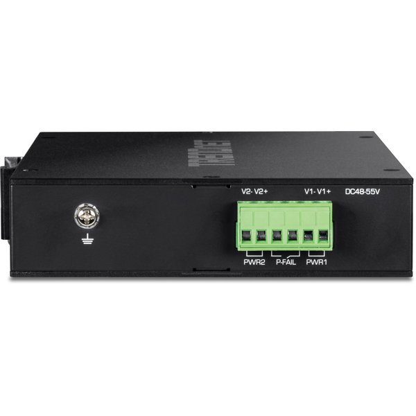 産業用 5ポート ギガビット PoE+ DINレールスイッチ -20～65℃
