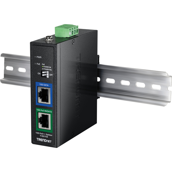 産業用 10G PoE++スプリッター