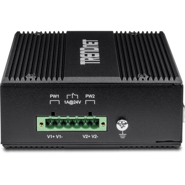 産業用 6ポート ギガビット PoE++ DINレールスイッチ