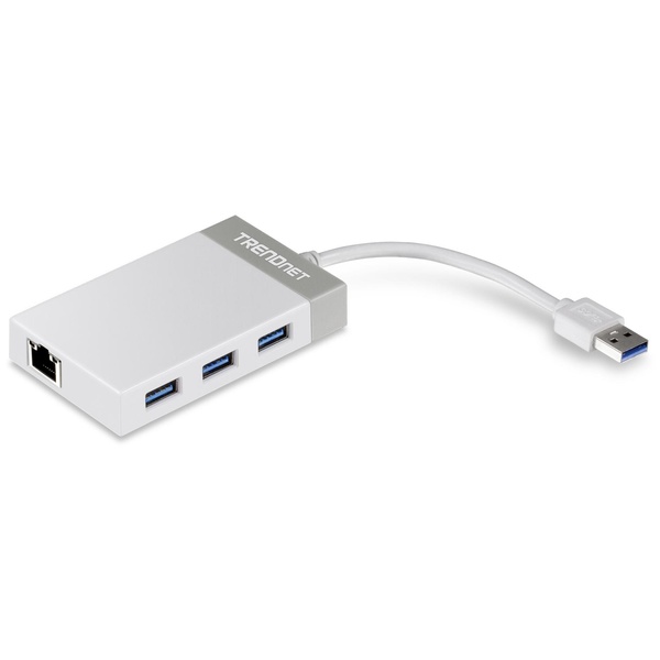 USB 3.0 - ギガビット変換アダプタ + USBハブ