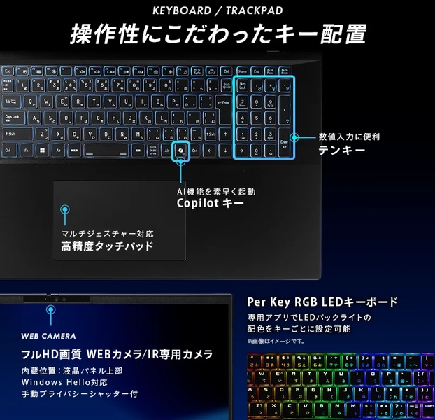 キーボード配置
