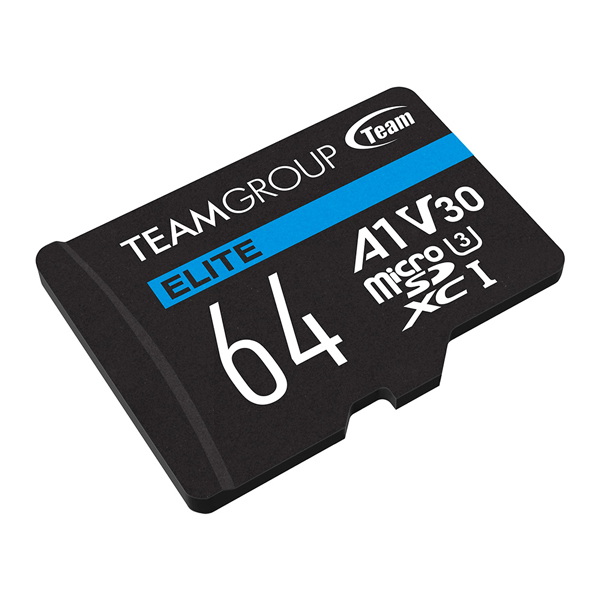 ELITE Micro SDXC UHS-1 U3 V30 A1 メモリーカード 64GB SDアダプタ付