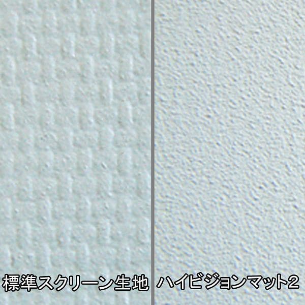 壁スイッチケース付き電動スクリーン 16:9 90インチ ブラックマスク付き