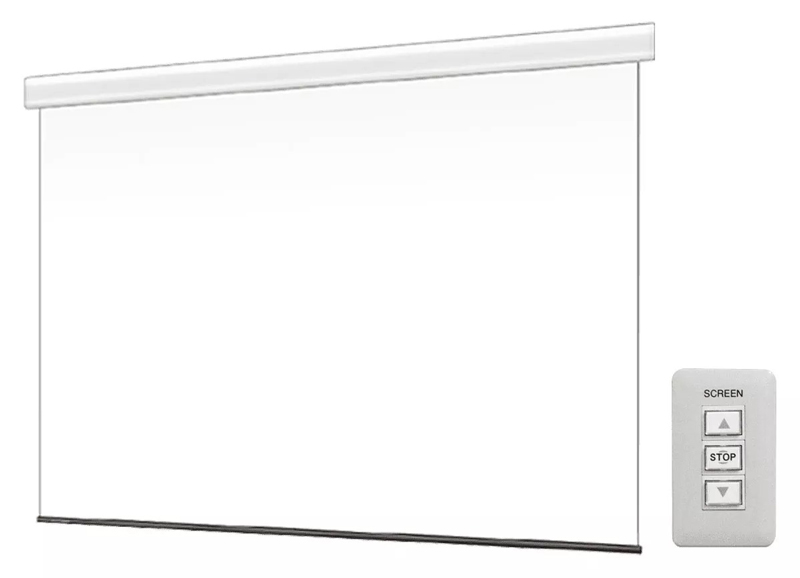 壁スイッチケース付き電動スクリーン 16:9 160インチ