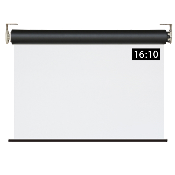 遠距離操作壁リモコン電動スクリーン 16:10 130インチ
