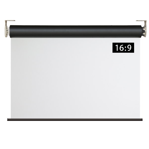 遠距離操作壁リモコン電動スクリーン 16:9 170インチ