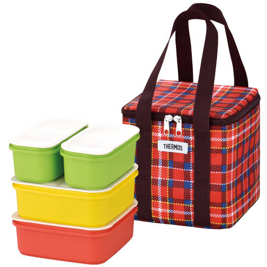 ファミリーフレッシュランチボックス 3段式 2.7L レッド